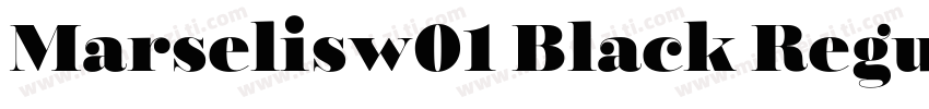 Marselisw01 Black Regular字体转换